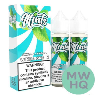 Mints Synthetic Nicotine E-Liquid By Verdict Vapors 120ML (2 x 60ML)