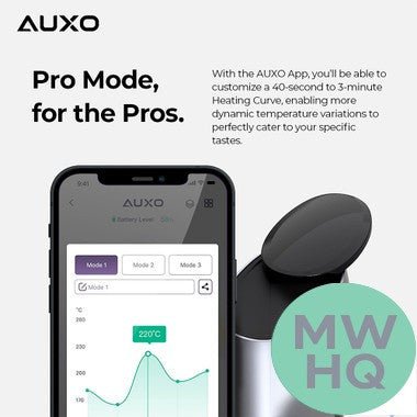 AUXO Celsius 1000mAh Dual Use Smart Vaporizer Kit