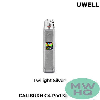 Uwell CALIBURN G4 1300mAh Pod System Starter Kit With 2 x 3ML Refillable CALIBURN GPP Integrated Coil Cartridge Pod