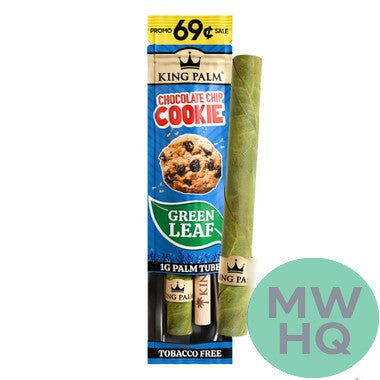 King Palm Green Leaf Mini Palm Tube Rolls 1G - Pack of 1