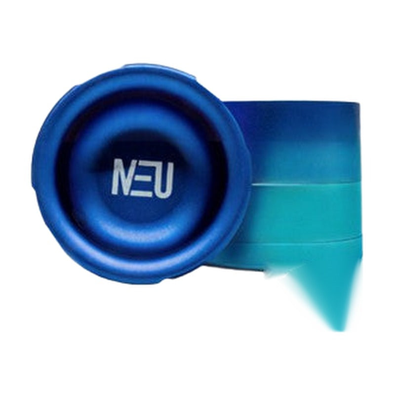 Neu Dry Herb Aluminum Grinder With Ashtray & Storage Top - 63 mm - 4 Parts