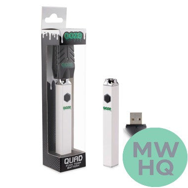 Ooze Quad Flex Temp 500mAh Device Battery With USB Charger