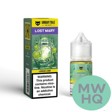 URBAN TALE x LOST MARY Nicotine Salt E-Liquid 30ML – Blue Razz Ice