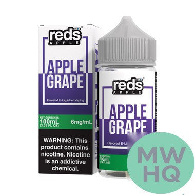 Reds Apple E-Liquid By 7 Daze 100ML – Apple Berries