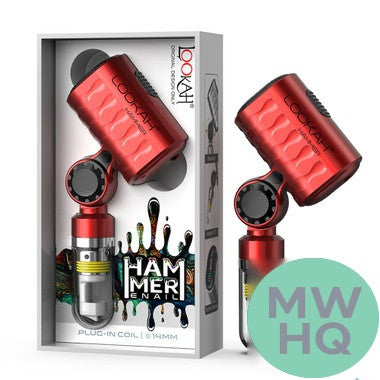 Lookah Hammer 950mAh Portable Enail Banger Dab Rig Vaporizer With LED Screen