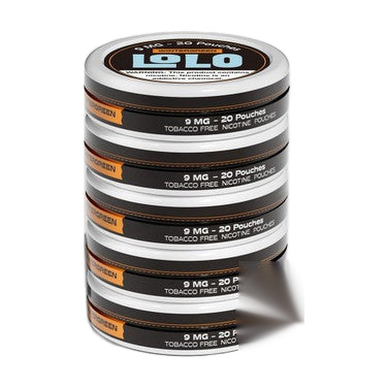 LoLo Tobacco Free Nicotine Pouches - 20 Pouches Per Can