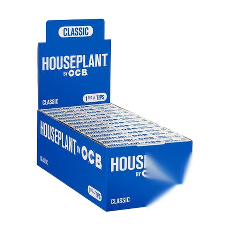 Houseplant By OCB Bamboo Rolling Papers 1 1/4 Size + Tips