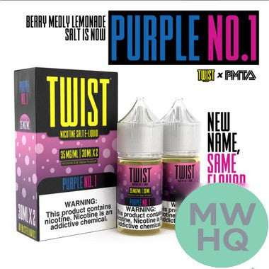 TWST Salt Nicotine Salt By Twist E-Liquids 60ML (30ML x 2)