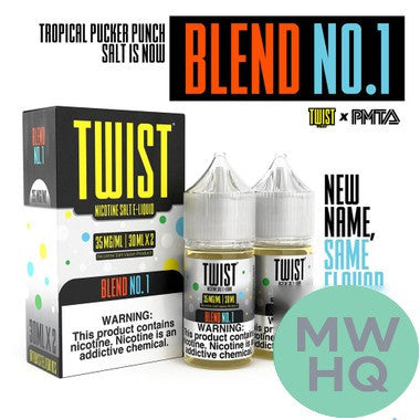 TWST Salt Nicotine Salt By Twist E-Liquids 60ML (30ML x 2)