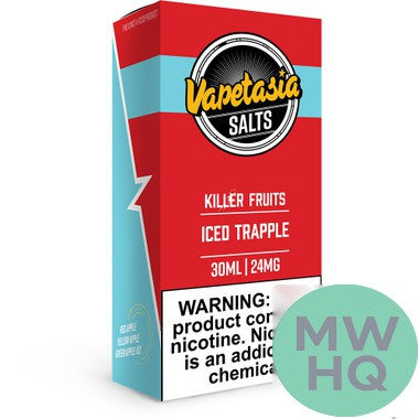 Vapetasia Killer Sweets / Fruits ICED Synthetic Nicotine Salt E-Liquid 30ML