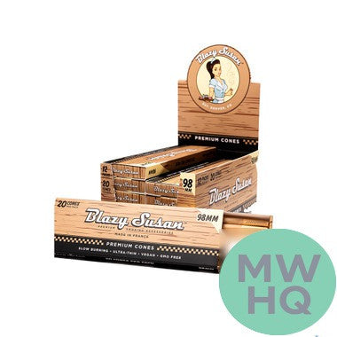 Blazy Susan Unbleached Premium Pre-Rolled Cones