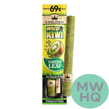 King Palm Green Leaf Mini Palm Tube Rolls 1G - Pack of 1