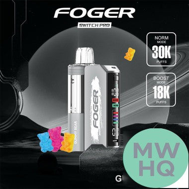 Foger Switch Pro Kit 30K Puffs 19ML Disposable Device & Power Bank