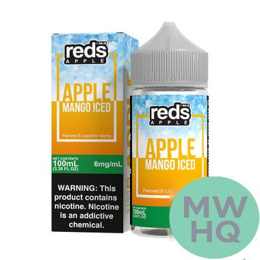 Reds Apple E-Liquid By 7 Daze 100ML – Apple Berries