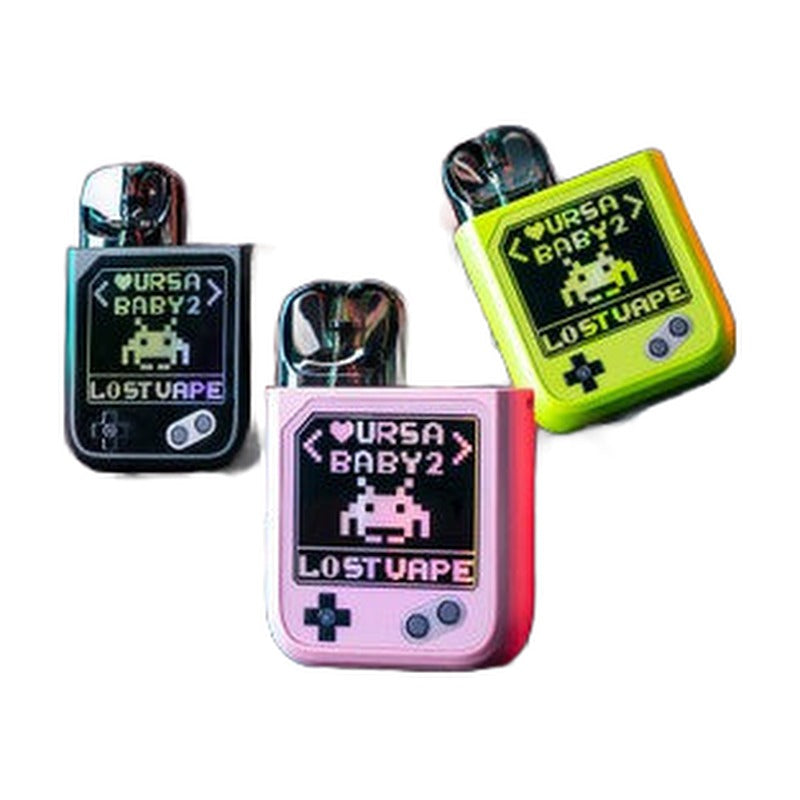 Lost Vape Quest Ursa Baby 2 900mAh Pod System Starter Kit With 2 x Refillable 2.5ML Ursa Cartridge Pod