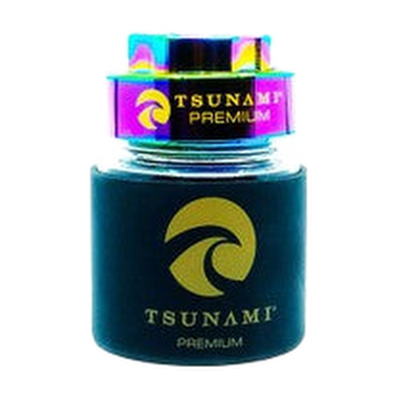 Tsunami Premium Metal Grinder Air Tight Glass Jar With Locking Lid