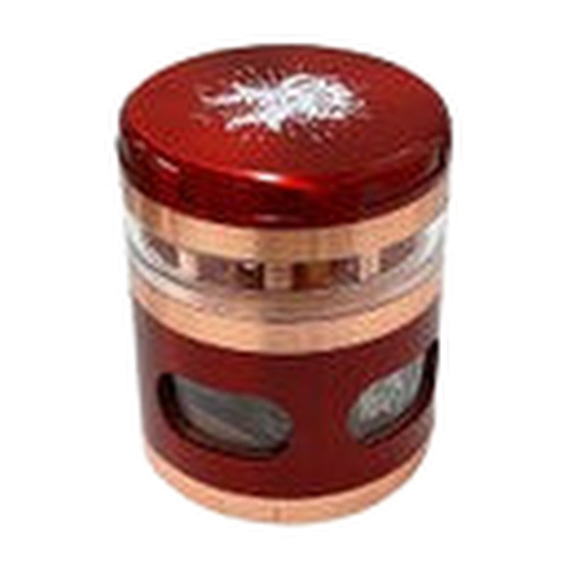 Shredder Large Grinder With Clear Layer & Ashtray - Style 42 - 63mm - 4 Part