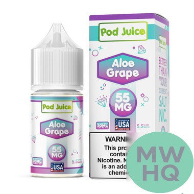 POD Juice Nicotine Salt E-Liquid 30ML – Jewel Menthol