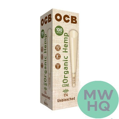 OCB Unbleached Pre-Rolled Cones Tower