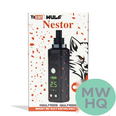 Wulf Mods Nestor 900mAh VV Portable Concentrate Vaporizer Battery With Digital Screen