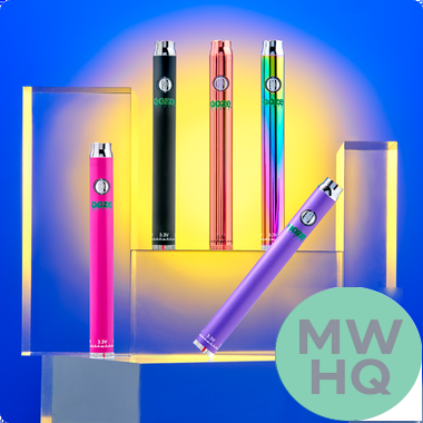 Ooze Twist Adjustable Voltage Preheat Slim Pen Battery With USB Charger
