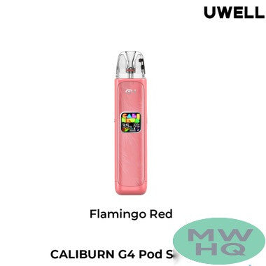 Uwell CALIBURN G4 1300mAh Pod System Starter Kit With 2 x 3ML Refillable CALIBURN GPP Integrated Coil Cartridge Pod