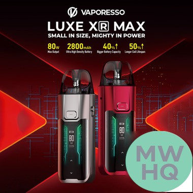 Vaporesso Luxe XR Max 2800mAh Pod System Starter Kit With Refillable XR 5ML Pod