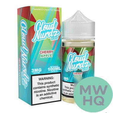 Cloud Nurdz ICED Tobacco-Free 100ML E-Liquid