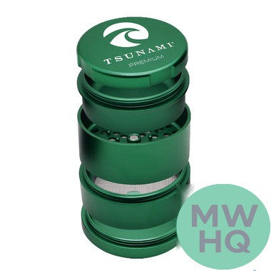 Tsunami Premium Micro Rounded Teeth Grinder - 5 Part