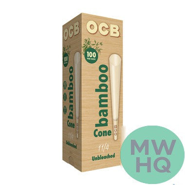 OCB Unbleached Pre-Rolled Cones Tower