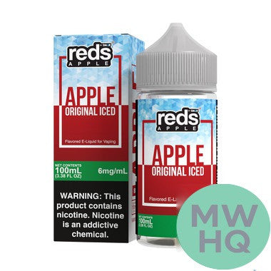 Reds Apple E-Liquid By 7 Daze 100ML – Apple Berries