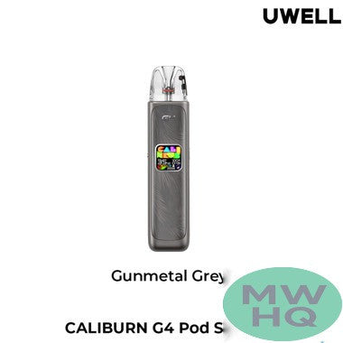 Uwell CALIBURN G4 1300mAh Pod System Starter Kit With 2 x 3ML Refillable CALIBURN GPP Integrated Coil Cartridge Pod