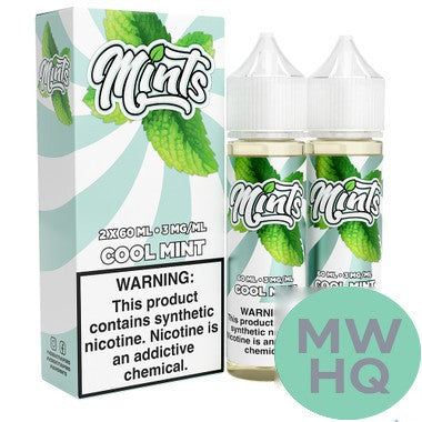 Mints Synthetic Nicotine E-Liquid By Verdict Vapors 120ML (2 x 60ML)