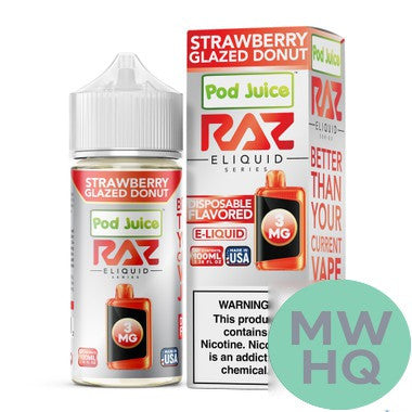POD Juice x RAZ Series Nicotine E-Liquid 100ML