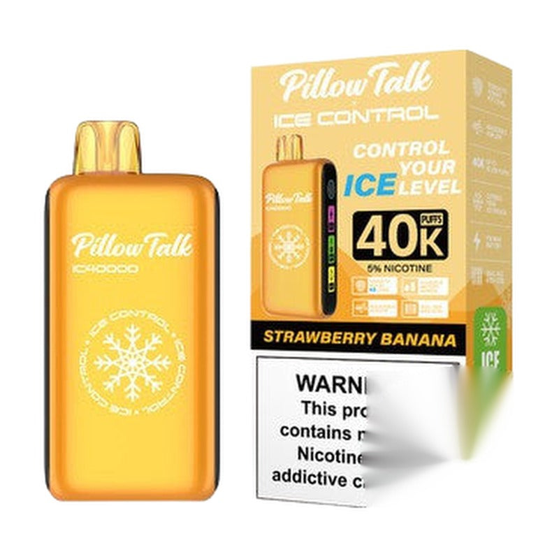 Pillow Talk Ice Control IC40000 Puffs 20ML Disposable Device With Touch To Adjust Ice Level & LED Screen (Texas Compliant)